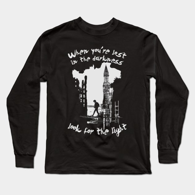 Look for the Light Long Sleeve T-Shirt by Power Up Prints